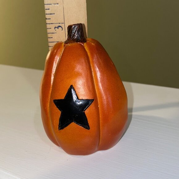 Pumpkin decoration Set of 3 small pumpkins Fall Autumn Harvest decoration trio - Picture 4 of 7